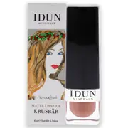 Idun Minerals Matte Lipstick - 108 Krusbar For Women 0.14 oz Lipstick