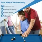 6-in-1 Multi-Game Table: Billiards, Ping Pong, Hockey, Basketball, and More