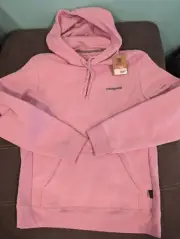 NEW Patagonia Fitz Roy Icon Uprisal Hoody Hoodie Men's Size Small Pink