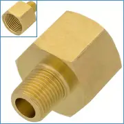 Brass 1/8" BSP Male To 3/8" NPT Female Adapter Pipe Fitting Connector Tapered