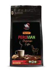 Full-bodied coffee - PERUVIAN GROUND ORGANIC COFFEE - Coffee with nutty flavor 1