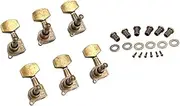 JOINPAYA 6pcs Guitar Tuning Pegs Durable Guitar Peg Tuners Tuning Key Tools for Beginners and Repairers Right Type