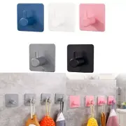 Wall Mounted Coat Rack Save Space No Damage to Wall Towel Key Holder Hooks