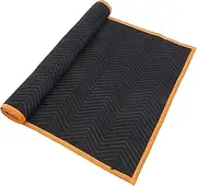 Heavy Duty Moving Blankets Quilted Packing Pads for Furniture Protection Versatile Use as Sofa Covers Floor Protectors and Picnic Mats Black with Trim