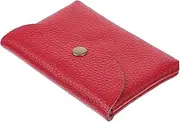 [LIFKOME] Leather Passport Sleeve Travel Wallet Card Holder Id Organizer Credit Card Case