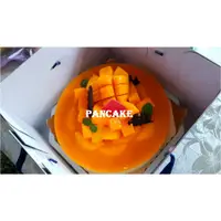 在飛比找蝦皮購物優惠-【PANCAKE】(芒果季限定)香芒覆盆子蛋糕-6寸(僅限工