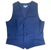 Hugo Boss Kids Boys Smart Navy Slim Fit Waistcoat Age 16 Years Size New