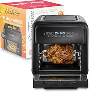 [Sunbeam] All-In-One 10L Air Fryer Oven | Air Fry, Rotisserie, Grill, Bake, Dehydrate | 9 Accessories, Digital Controls, 2000W Efficient Energy Usage, Easy Clean Removable Door, Black AFP5300BK