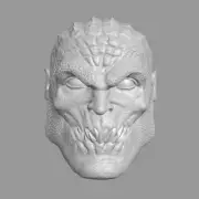 Killer Croc v1 regular custom head for 4" 6" 7" 12" DC Comics action figure