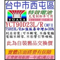 在飛比找蝦皮購物優惠-舊換新 YUASA 湯淺 碳合金 90D23L 90D23R