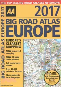 在飛比找三民網路書店優惠-Big Road Atlas Europe 2017