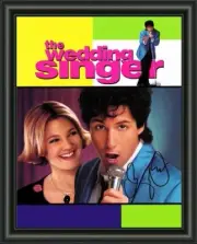 ADAM SANDLER THE WEDDING SINGER SIGNED - A4 AUTOGRAPHED PHOTO POSTER