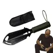 Survival Shovel Folding Survival Shovel With Nylon Rope Multipurpose Wrench Nail