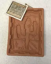 Cotton Press Mold cactus saguaro cookie Candy chocolate paper Southwest AMACO