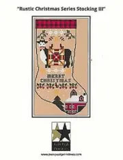 Rustic Christmas Series Stocking III~Twin Peak Primitives