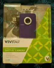 Vivitar DVR410 Purple Digital Camcorder with Camera DVR-410 DVR 410 *NEW SEALED*
