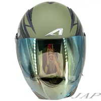 在飛比找蝦皮商城優惠-ASTONE RST 半罩安全帽專用鏡片 電鍍金 4/3 原
