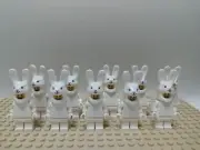 (LOT OF 10) LEGO Chinese Lunar New Year of Rabbit Head Cover with 2 FACE!