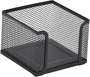 koolsoo Mesh Memo Holder Square Note Paper Holder Stable Memo Pads Storage Post Note Holder for Restaurants Lectures Trade Shows
