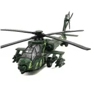 Army Helicopter Toy Diecast Military Attack Plane with Lights and Sounds Pullback Vehicles for Kids Boys Bonus