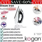 Corded & Cordless Steam Iron Ironing Multifunction Clothes Garment Steamer Press