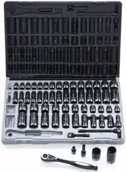 Dual Action 10145901 - Socket Set Thinwall 3/8" Drive 59 Piece Metric & AF - Std & Deep
