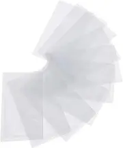 Mipcase Adhesive Index Card Pockets Card Sleeves Set Label Holders for Sorting