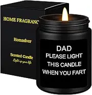 Dad Gifts from Daughter Son,Dad, Fathers Day Birthday Gifts for Step Dad Father in Law Him Bonus Dad Daddy,Sandalwood Scented Candle Gifts for Men