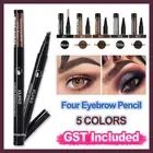 Microblading Tattoo Eyebrow Ink Pen Eye Brow Pencil Brow Enhancer Stencil AU NEW