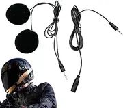 Helmet Speakers, Motorcycle Helmet Headphones, Sports Equipment for Ski Cycling Snowmobile Mountain Dirtbike Sportbike Snowboarding