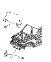 Genuine Mopar Front End Module Wiring 68061410AD