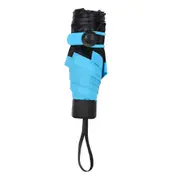 Portable Mini Five Folding Pocket Umbrella UPF50+UV Rain Waterproof Sunshade BLUE COLOR