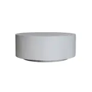 Modern Furniture ROCCO Indoor & Outdoor Coffee Table 80cm - White Concrete
