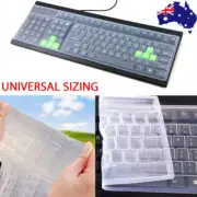 Universal Waterproof Transparent Silicone Laptop Keyboard Cover Dust Proof Clear