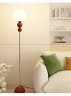 Macaron Molecular Floor Lamp Free-standing Lamp Spherical Shade Red Green Cream