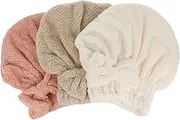 PLAFOPE Super Absorbent Hair Wrap Bow Women's Hair Drying Cap Soft Towel Cap for Wet Hair