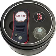 Team Golf MLB Gift Set Switchblade Divot Tool, Cap Clip, & 2 Double-Sided Enamel Ball Markers, Patented Design, Less Damage to Greens, Switchblade Mechanism