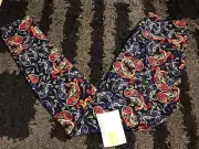NEW LuLaRoe OS One Size Leggings Koi Fish /Parrots Birds Blue Bird Yellow Black
