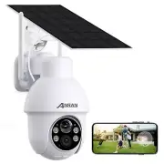 2K Security Camera Outdoor-Solar Security Cameras Wireless Outdoor with 360° ...