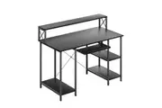 Levede Computer Desk with Keyboard Tray Black