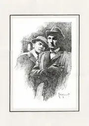 Maren - Sherlock Holmes [Peter Cushing and André Morell] - Original Drawing