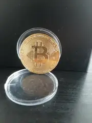 Physical Bitcoin Souvenir Gift Collectible Coin