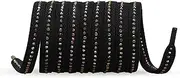 [IRIS CRAFT] Sparkly Rhinstones Flat Shoelaces for Sneakers, High Top Glitter Shoelaces, Bling Charm Shoe Strings