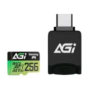 AGI 256GB TF138 Micro SD Card/CR138 Type C Card Reader, Nintendo Switch operatio