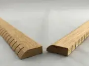 Kerfed lining/Guitar Kerfing - Mahogany Reverse - Set of 8 x 400mm lengths