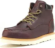 [CONRAD] Men's Moc Toe Safety Work Boots: 6" & 8" Soft Toe, Composite Toe, Waterproof, Slip Resistant, Puncture-proof EH Safety Boots