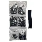 GTW MACH3 Golf Cart Rear Seat Kit Hardware Pack | Club Car Specific Models