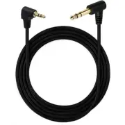 Durability Cord 6.35mm 1/4" Male to 3.5mm 1/8" Male TRS Stereo Cable