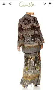 Camilla Behind Closed Doors Knitted Cocoon Poncho Reversible Cardigan Jacket