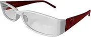 NFL Unisex White and Red Reading Glasses Power +1.25, 3 Pack
